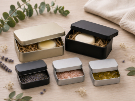 Weissblechdosen Set – 5 Dosen in 3 Farben